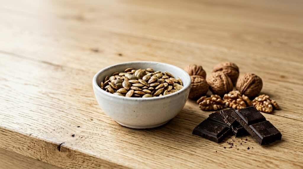 pumpkin seeds and walnuts for brain fog relief