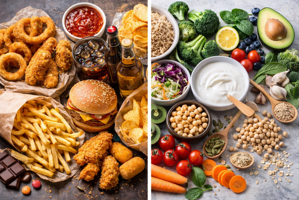 foods to avoid and eat for a healthy gut lining