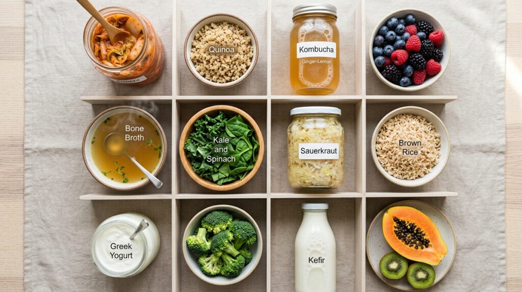 complete collection of gut healing foods