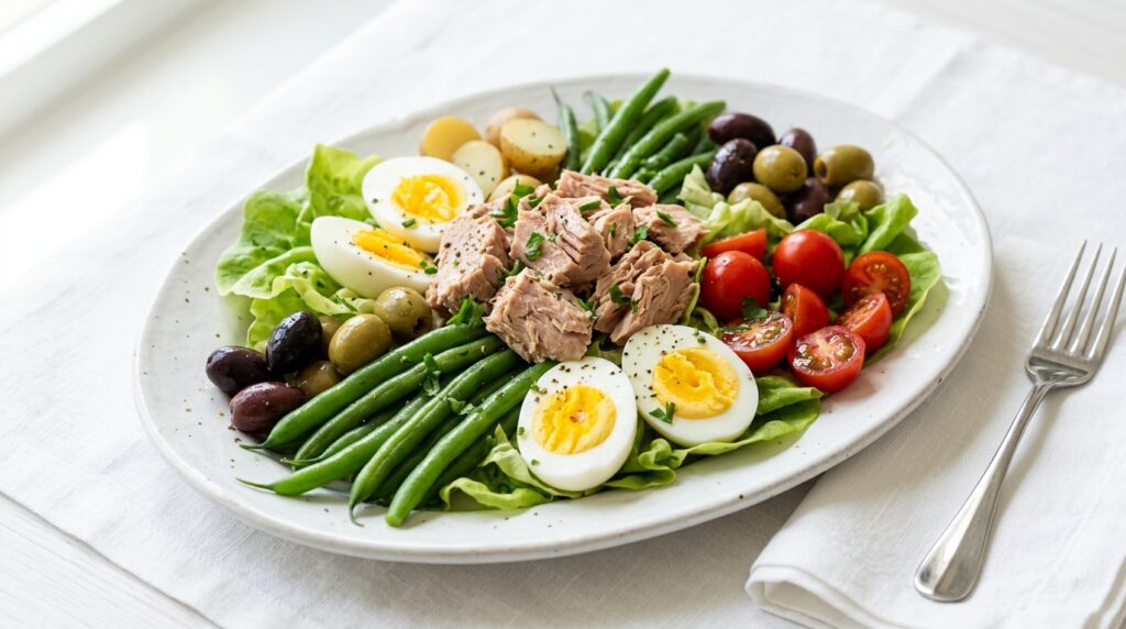 tuna nicoise salad healthy meal idea