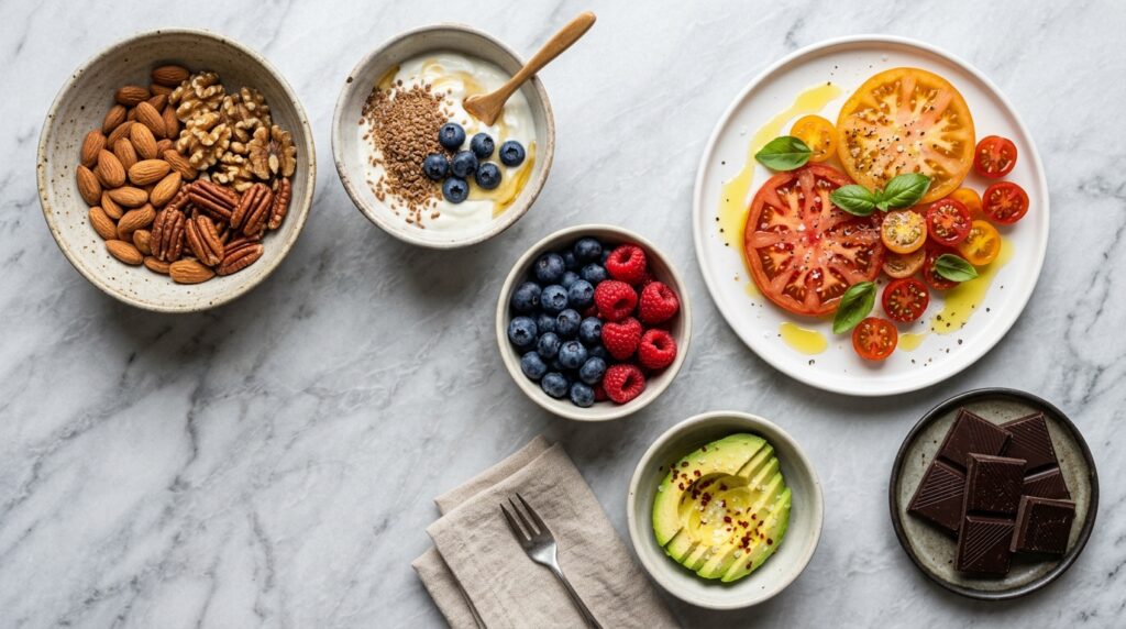 variety of the best heart-healthy snacks for daily cardiovascular support