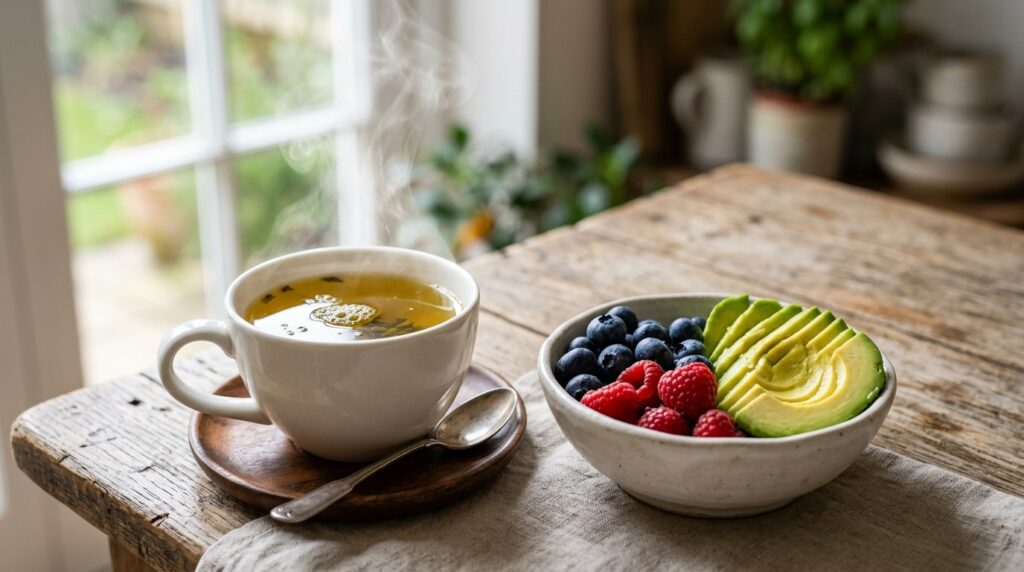 green tea and belly fat reducing foods