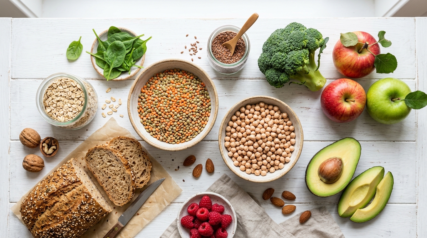 best high-fiber foods for a healthy gut