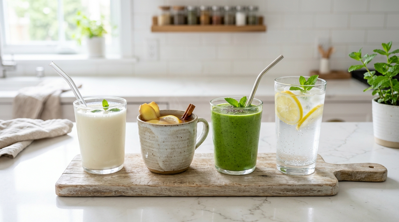 best gut-friendly drinks for better digestion