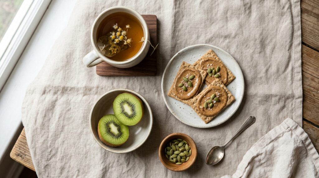 evening snack foods for better sleep and brain recovery