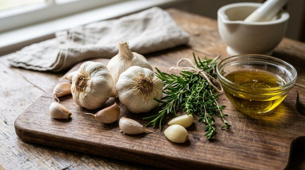 garlic and olive oil for liver health