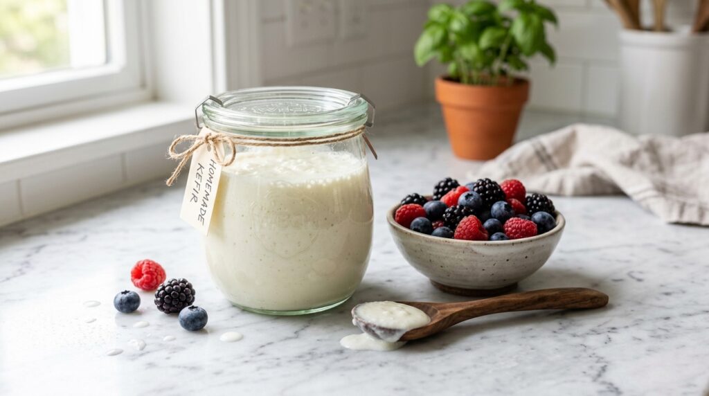 kefir and probiotic foods for gut recovery after antibiotics