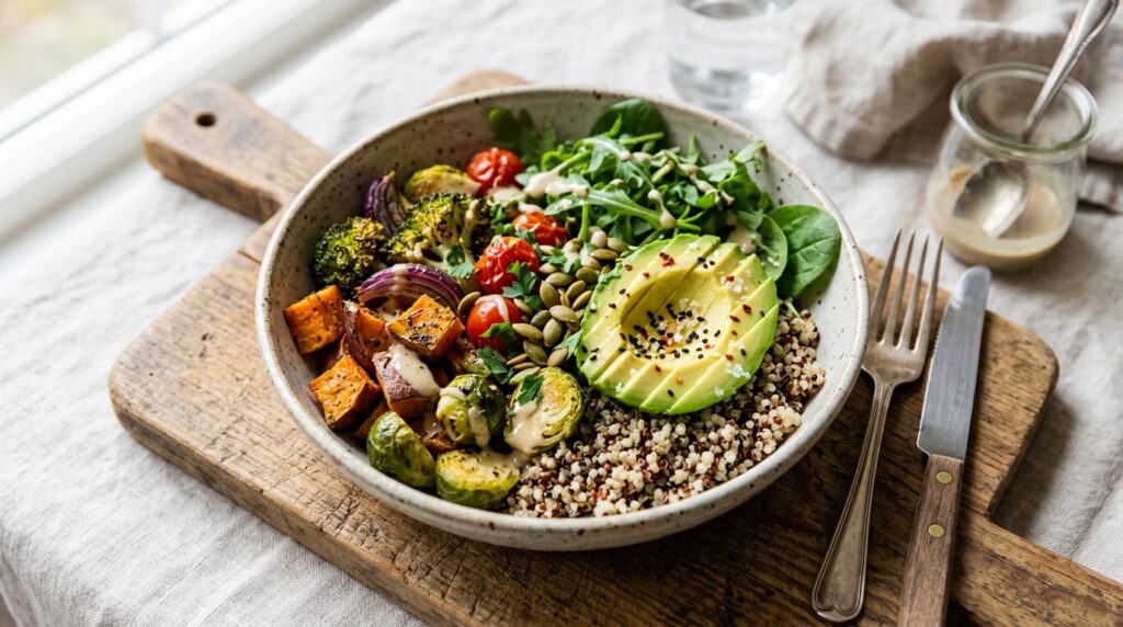 gut health meal bowl for beginners