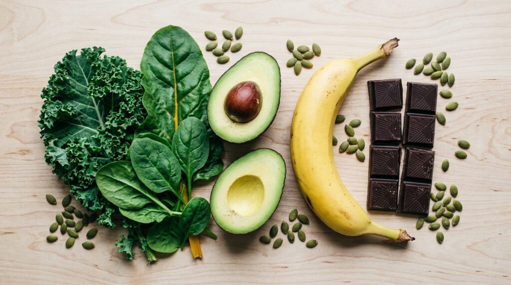 variety of magnesium rich foods