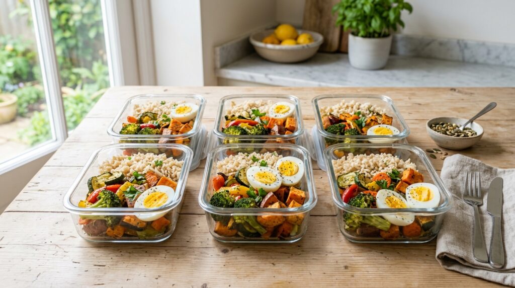 budget meal prep for healthy eating