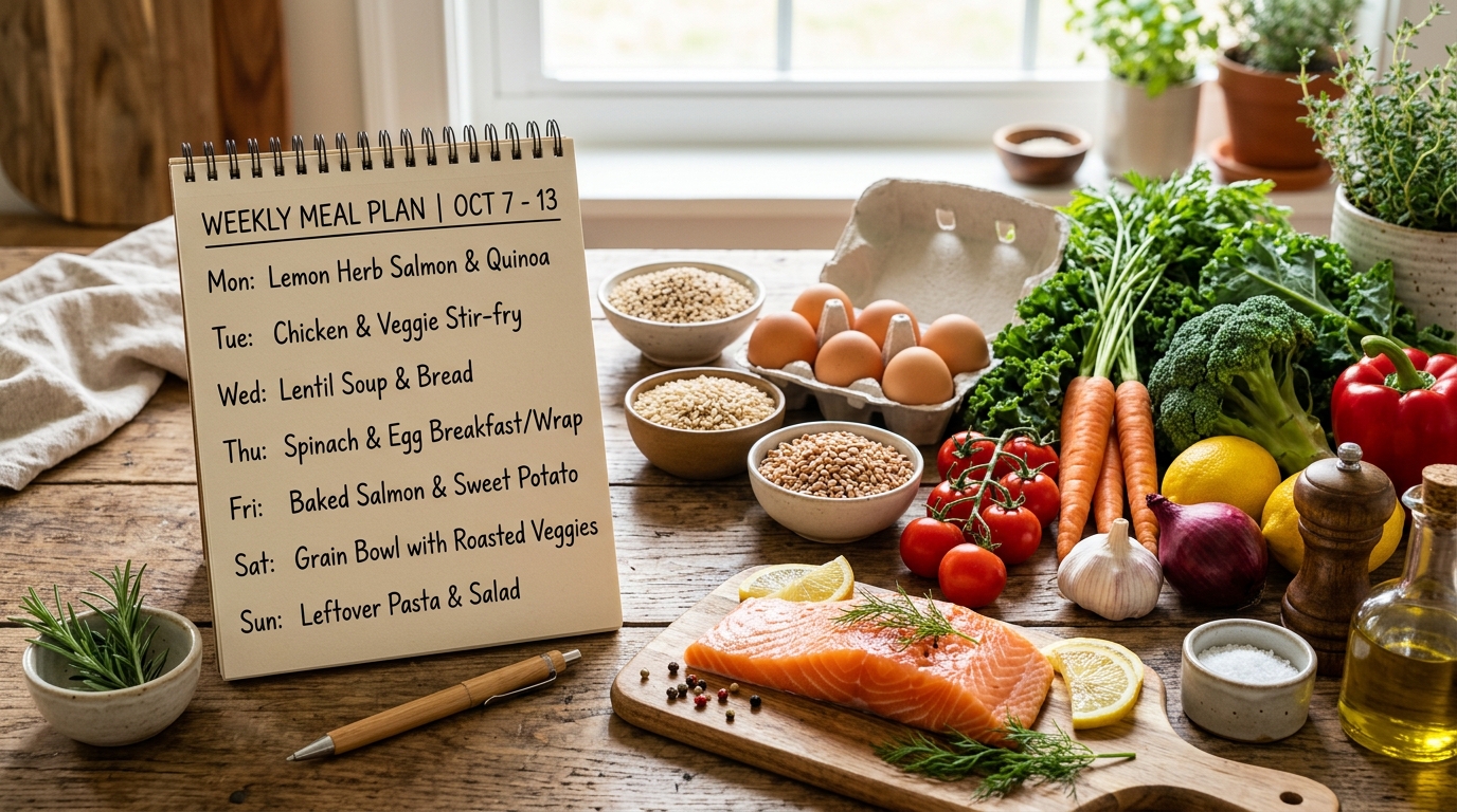 how to build a healthy meal plan