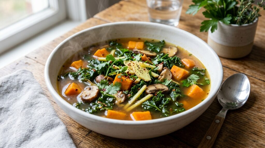 gut-healing bone broth soup