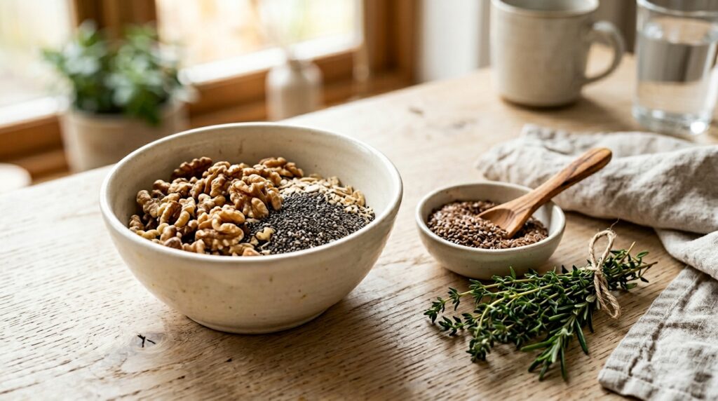 plant based omega-3 sources for heart health